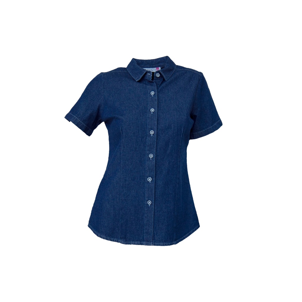 BLUSA MEZCLILLA MANGA CORTA