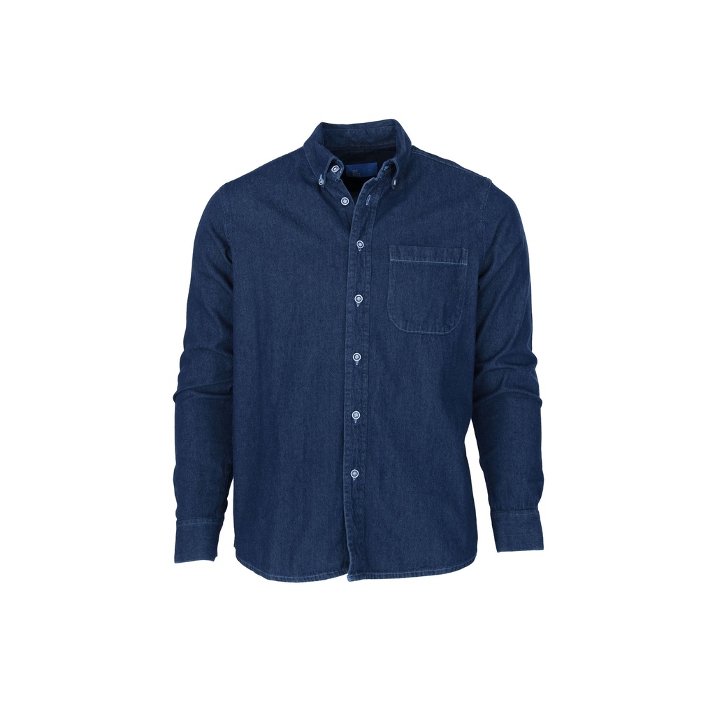 CAMISA MEZCLILLA MANGA LARGA