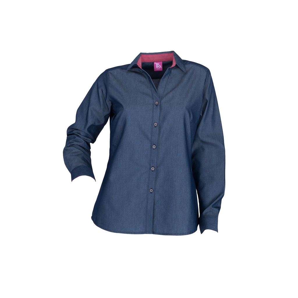 [T2762ANAPEECH] BLUSA NAPOLES MANGA LARGA (EXTRA EXTRA CHICA)