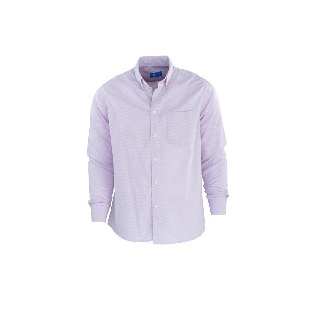 [T1102AAZUEECH] CAMISA LISBOA MANGA LARGA (EXTRA EXTRA CHICA, AZUL)