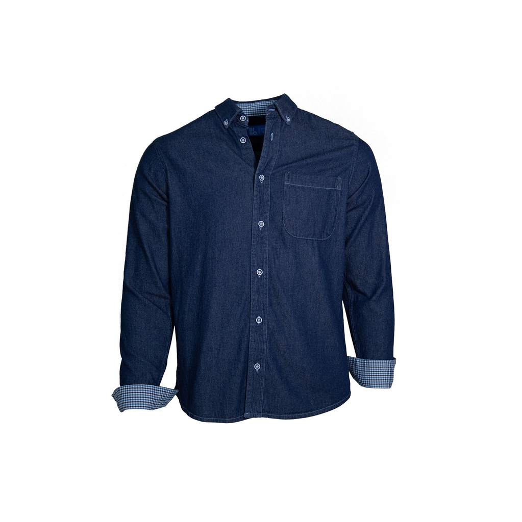 [T1652ASTOEECH] CAMISA MEZCLILLA ELITE MANGA LARGA (EXTRA EXTRA CHICA)