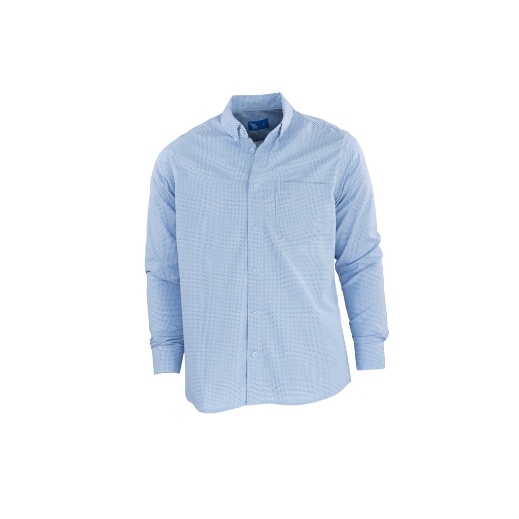 [T1142AAZUEECH] CAMISA TUNEZ MANGA LARGA (EXTRA EXTRA CHICA)